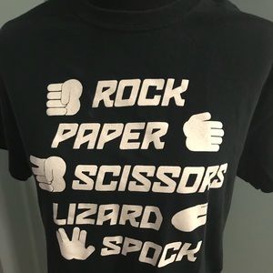 Big Bang Theory Rock Paper Scissors T-shirt
